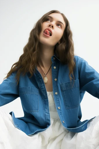 Distorted Minimalist Studio style reference image — minimalist fashion editorial