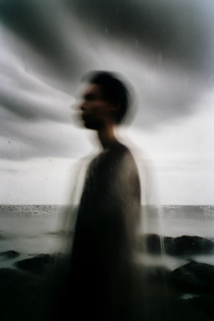 Ethereal Ghostly Motion style AI image example 2
