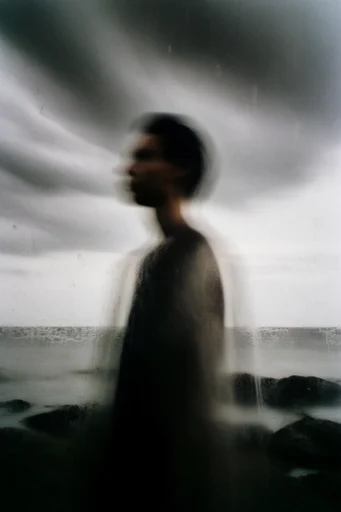 Ethereal Ghostly Motion style AI image example 2