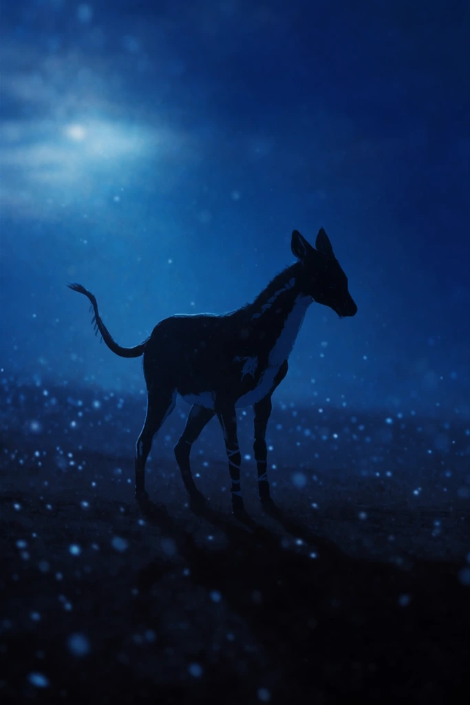 Ethereal Nocturnal Silhouette style AI image example 3