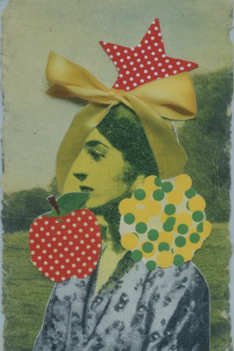 Analog Zine Collage style reference image — punk zine aesthetic