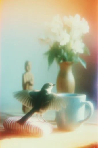 Ethereal Analog Decay style reference image — analog film decay