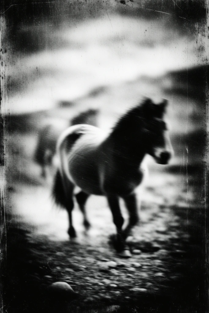 Gritty Spectral Noir style AI image example 3