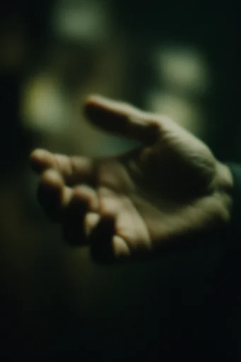 Moody Analog Noir style reference image — high contrast shadow play