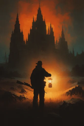 Sublime Apocalyptic Neoclassicism style AI image example 2