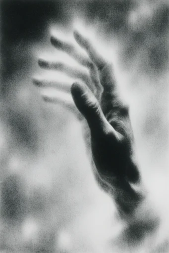 Haunted Pictorialist Archive style reference image — wet plate collodion