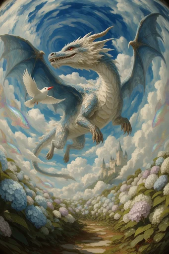 Ethereal Cloud Surrealism style reference image — ethereal dreamcore
