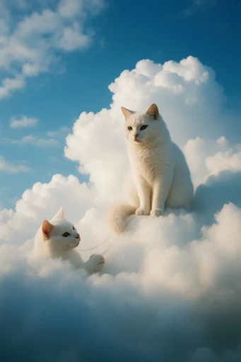 Surreal Cloudscape Dreamscapes style reference image — whimsical juxtaposition