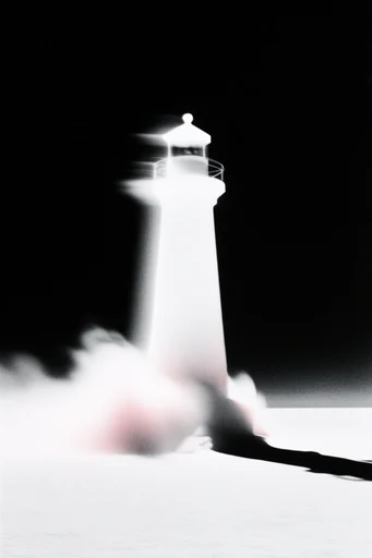 Spectral Noir Motion style reference image — glowing silhouette