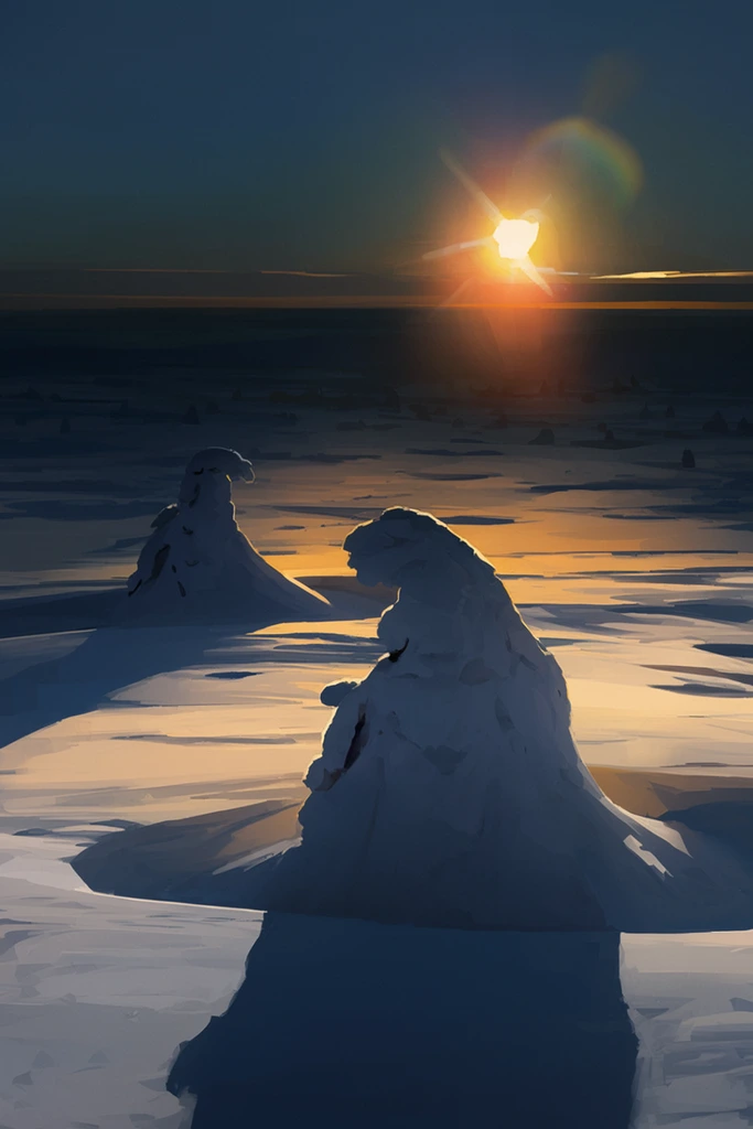 Luminous Nocturnal Folklore style AI image example 2
