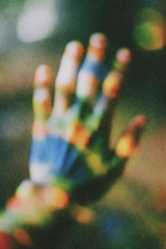 Kinetic Dreamcore Analog style reference image — motion blur