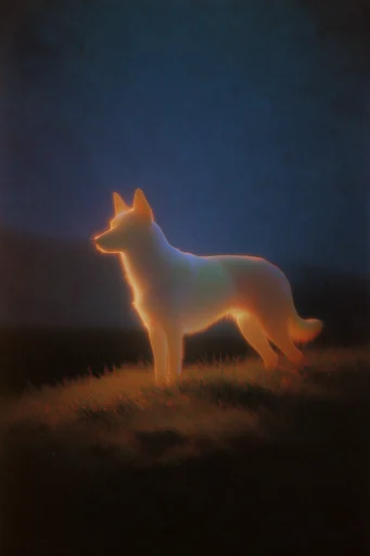 Ethereal Nocturnal Motion style reference image — soft-focus haze