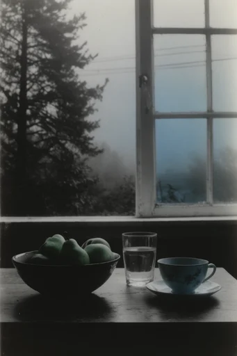 Monolithic Atmospheric Solitude style reference image — atmospheric fog