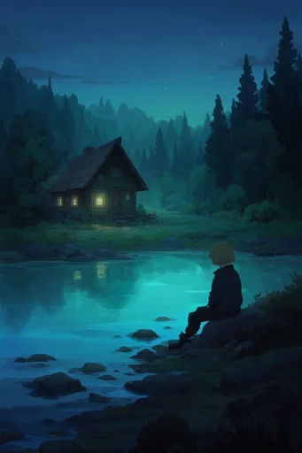 Nocturnal Atmospheric Whimsy moodboard — generate AI images in this style