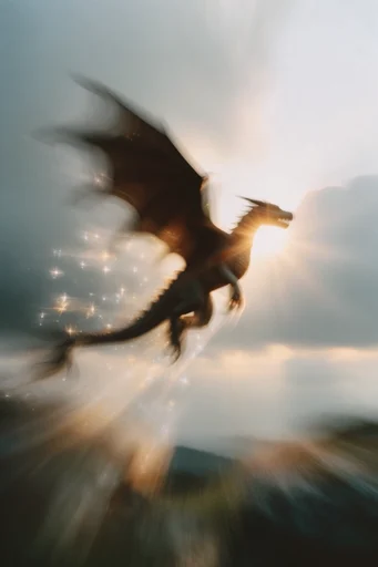 Ethereal Kinetic Luminescence style reference image — ethereal ghosting effect