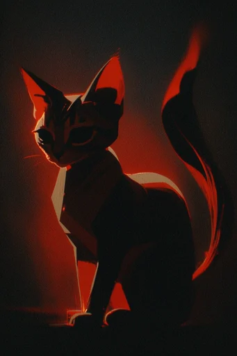 Crimson Noir Chiaroscuro style reference image — chiaroscuro