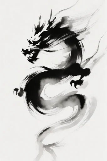 Dynamic Sumi-e Minimalism style reference image — minimalist negative space