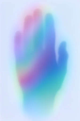 Ethereal Luminescent Gradient style reference image — soft pastel aura