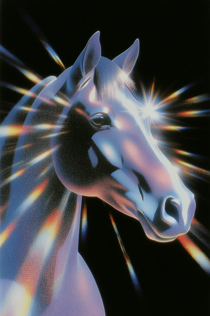Prismatic Retro Dreamscape style AI image example 3