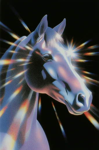 Prismatic Retro Dreamscape style AI image example 3
