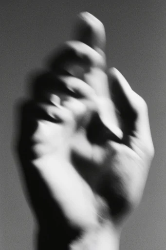 Kinetic Spectral Monochrome style reference image — high-contrast black and white
