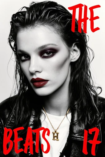 Gritty Neo-Noir Zine style reference image — punk zine aesthetic