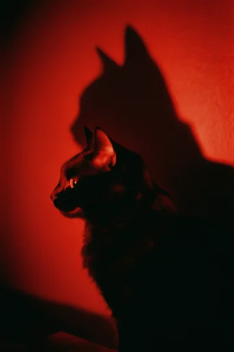 Cinematic Crimson Noir style reference image — low-key moody lighting