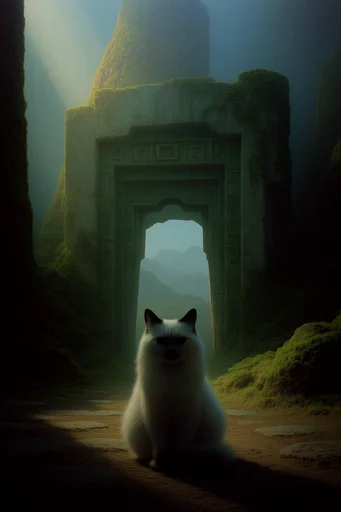 Ethereal Verdant Surrealism style reference image — velvety green textures