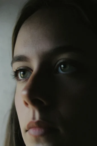 Cinematic Nocturnal Realism style reference image — voyeuristic framing