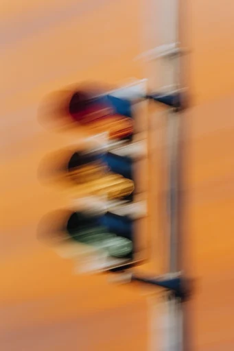 Kinetic Amber Nocturne style reference image — long exposure motion blur