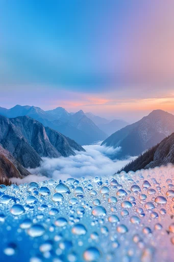 Ethereal Macro Dreamscape style reference image — extreme macro photography