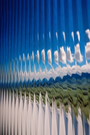 Fragmented Optical Surrealism style AI image example 2