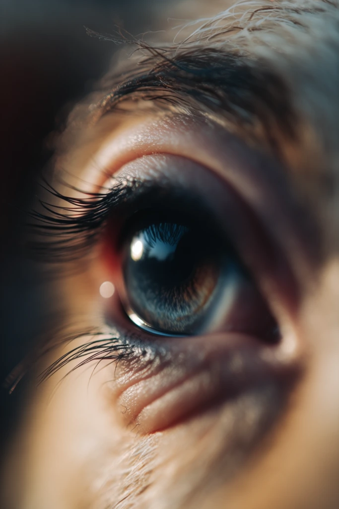Luminous Ocular Macro style AI image example 3