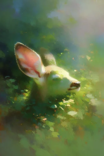 Luminous Impressionist Wilderness style AI image example 3