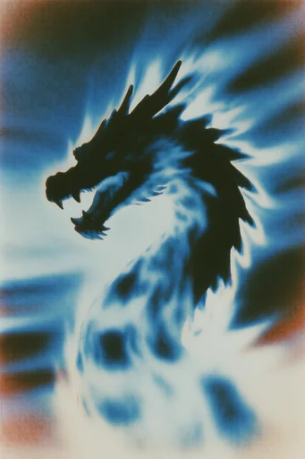 Solarized Spectral Gloom style reference image — chromatic aberration