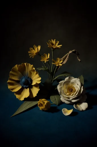 Chiaroscuro Noir Minimalism style reference image — high-contrast minimalism