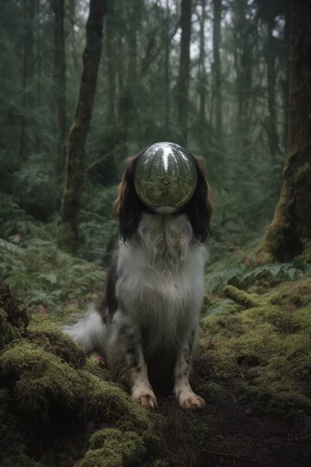 Ethereal Nordic Surrealism style reference image — symmetrical composition