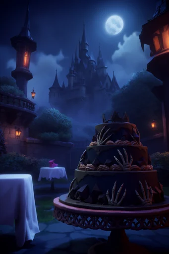 Ethereal Gothic Nocturne style reference image — stylized digital illustration