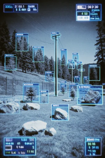 Analog Surveillance Noir style AI image example 2