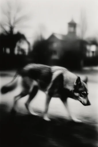 Spectral Analog Noir style AI image example 3