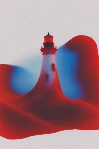 Chromatic Thermal Surrealism style reference image — diffused light glow