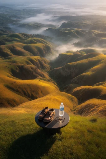 Ethereal Solarpunk Dreamscapes style reference image — golden hour lighting