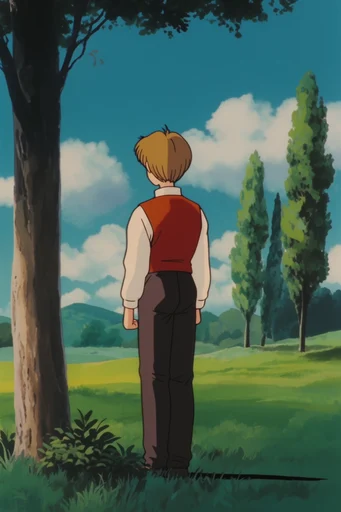Classic Cel Animation style AI image example 2