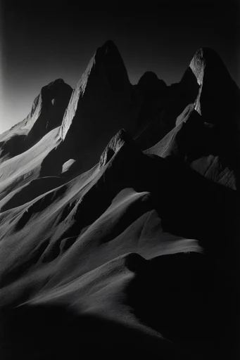 Cinematic Noir Chiaroscuro style reference image — high-contrast black and white photography