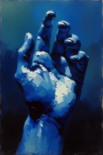 Surreal Nocturnal Cerulean style reference image — surreal dreamlike atmosphere