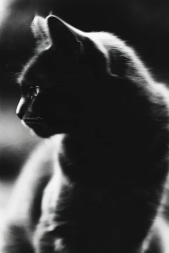 Atmospheric Motion Noir style reference image — lo-fi analog texture