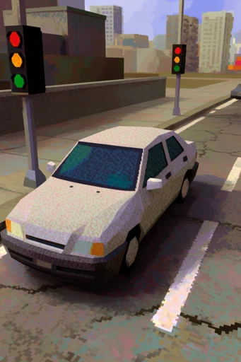 Analog Digital Liminality style reference image — CRT scanline effect