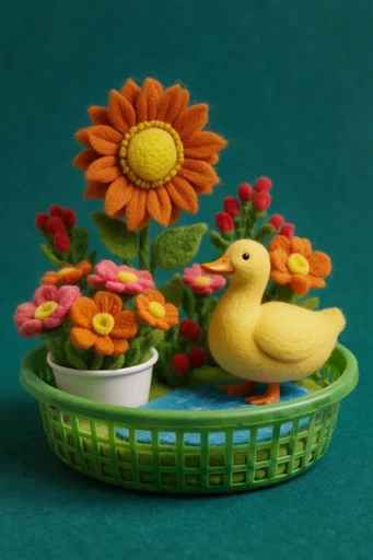 Tactile Whimsical Stop-Motion style reference image — whimsical character design
