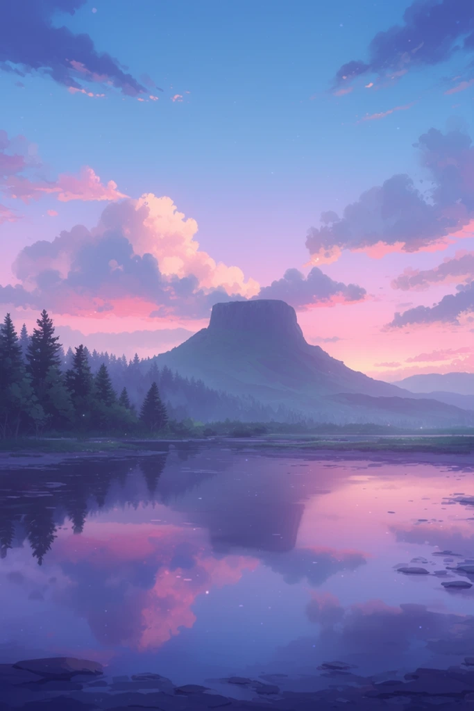Ethereal Pastel Anime style AI image example 2