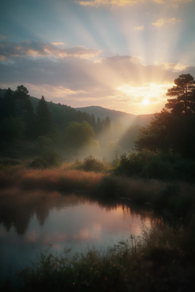 Ethereal Mystical Realism style AI image example 2